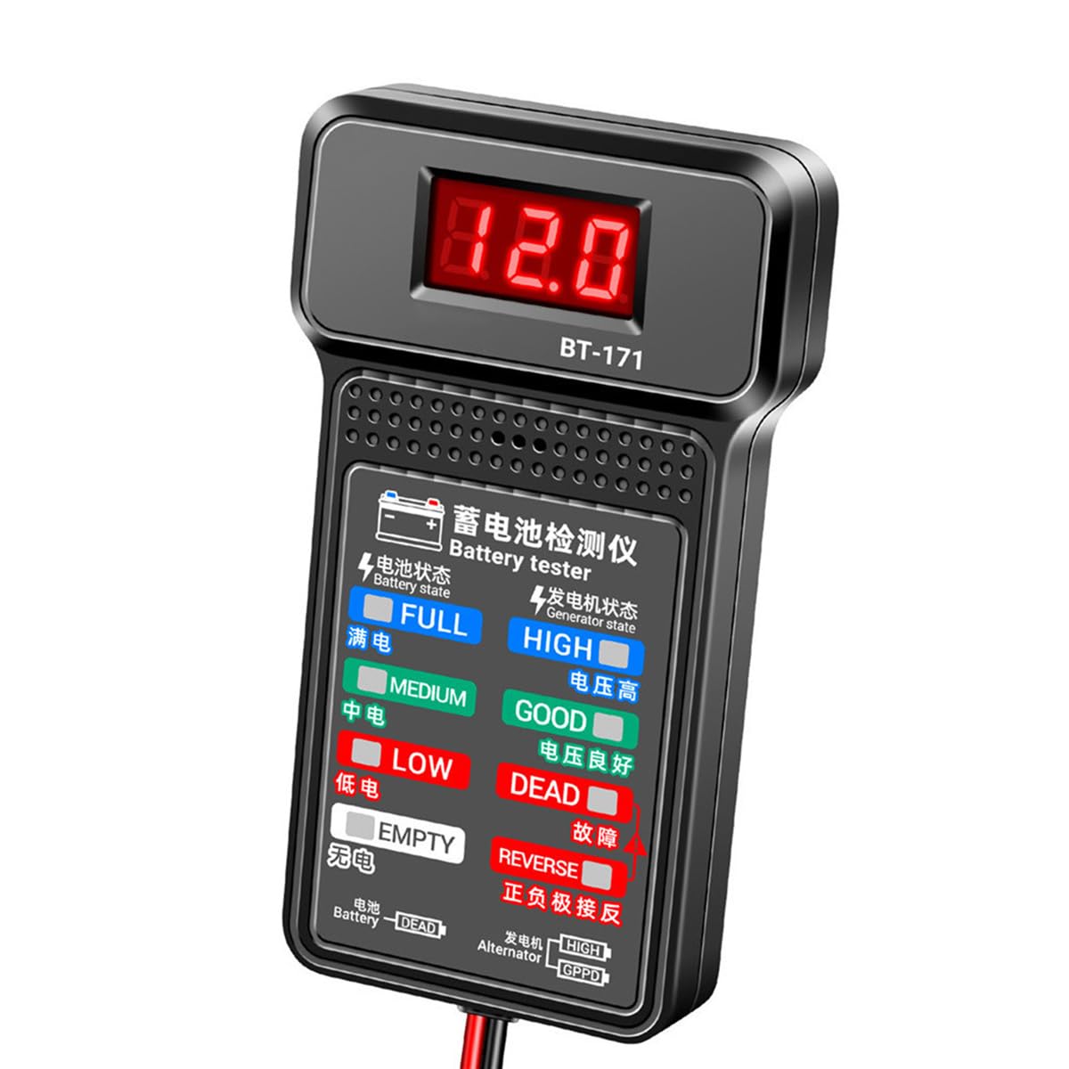 Tester Per Batterie Auto 100-2000CCA - Strumento Diagnostico 12V | Per Controllo Batteria E Alternatore - Foto 4