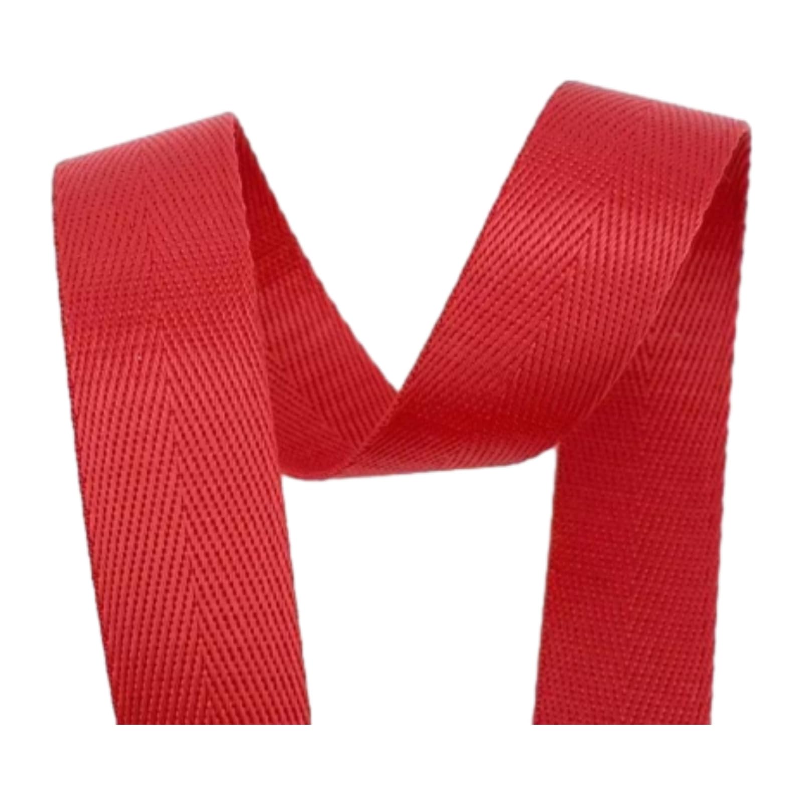 5M 20-38mm Nylon Webbing Band, Strap Bag Backpack Material, Sewing Binding Tape,Red,38mm — image 1