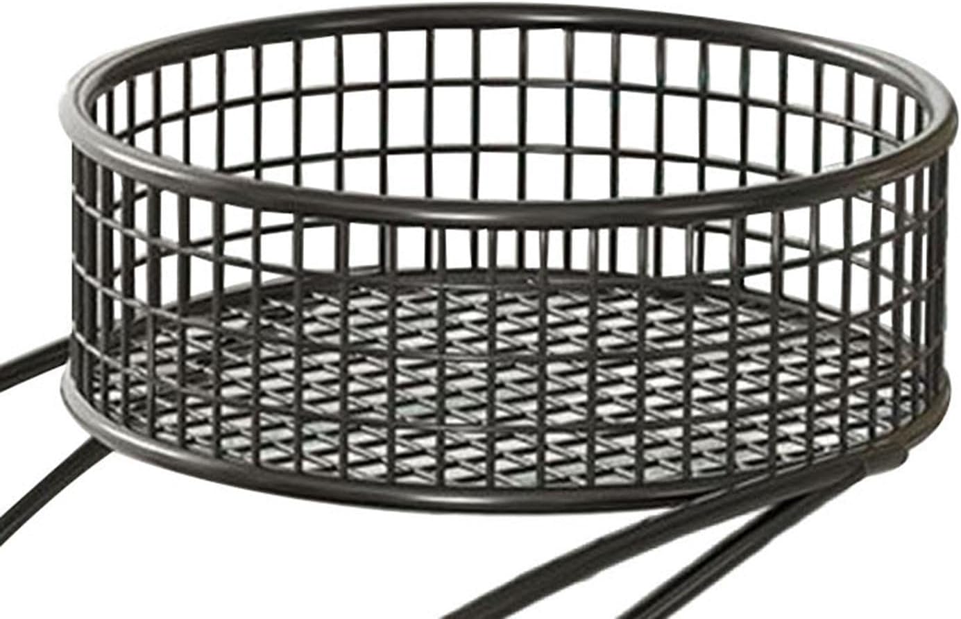 HouseVibe 3 Tier Fruit Basket Stand, 40x20x32cm (15.75x7.87x12.6in) Iron Wire Storage Rack, Multifunctional Countertop Display Holder for Kitchen