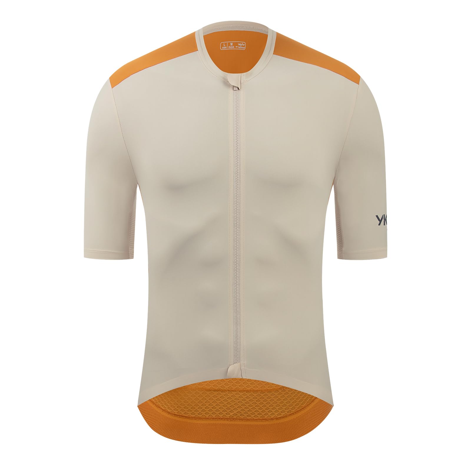 YKYWBIKE Cycling Jersey Men with Pockets Bike Jersey Short Sleeve Biking Shirts for Men Cycling Breathable MTB Biker Shirts