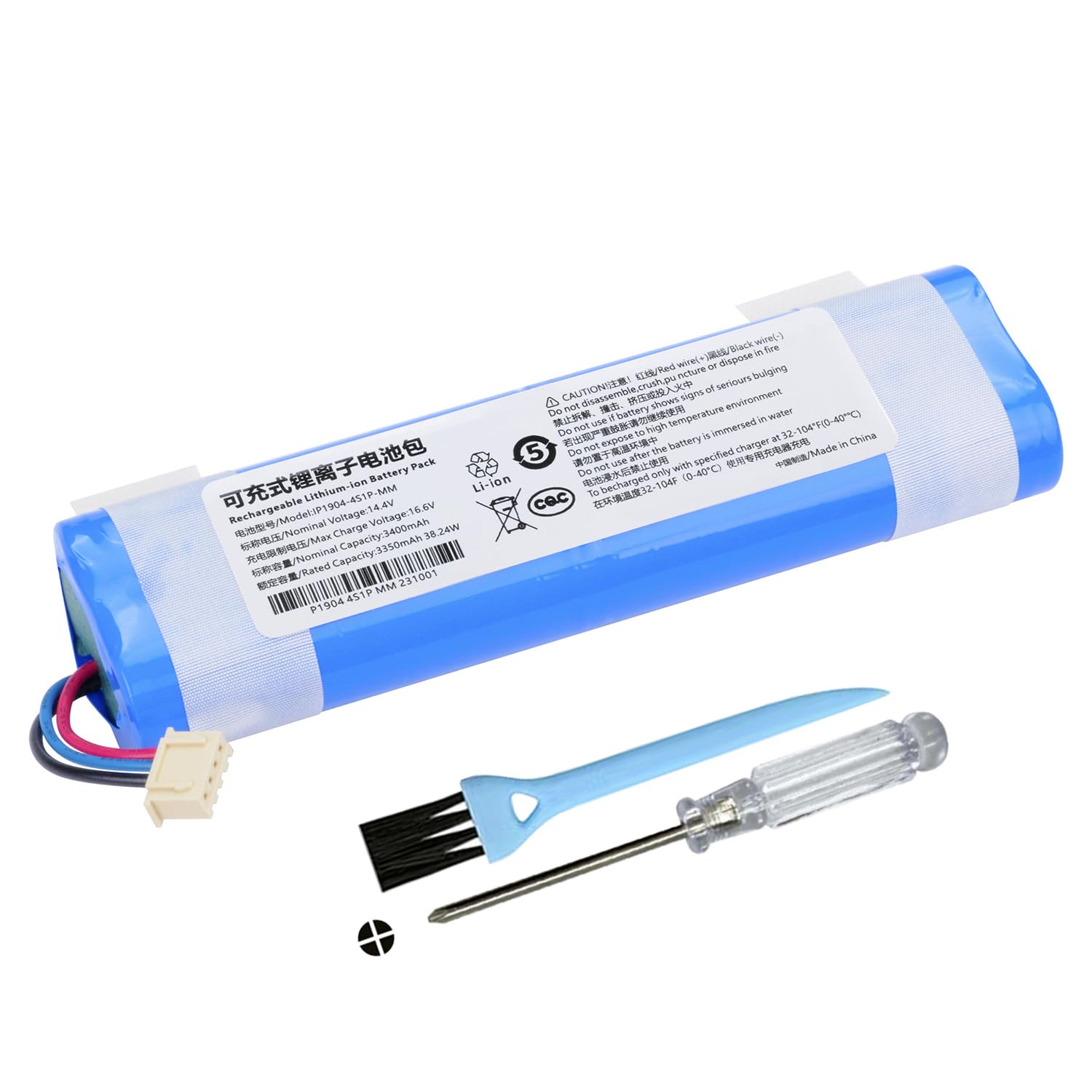 DD3G, DM88 Rechargeable Battery for Ec'ov'acs De'ebot 907, DD35, DD4