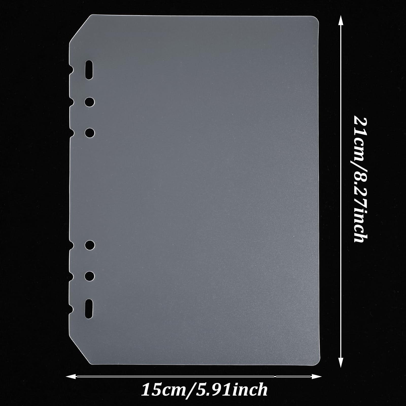 8PCS Nail Swatch Book Insert Pages Press on Nail Color Display Book Organizer Insert Page, Plastic Nail Polish Swatch Book Packaging Inserting Pages for Fake Nail Storage Nail Salon Supplies(A5)