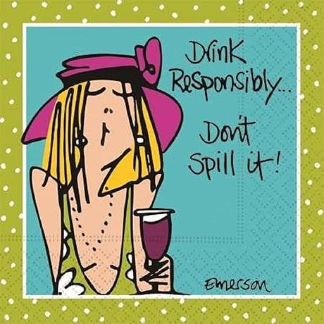 Don't Spill It Cocktail Napkins