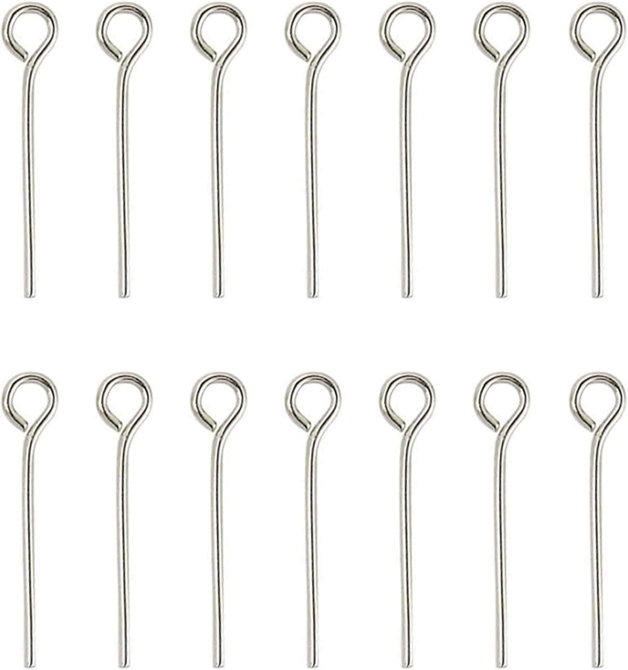 Craftdady 600Pcs Red Copper Open Eye Pins Assorted Wire Needle Headpins for Craft Dangle Earring Pendant Necklace Bracelet Making (18mm/30mm/40mm/50mm)