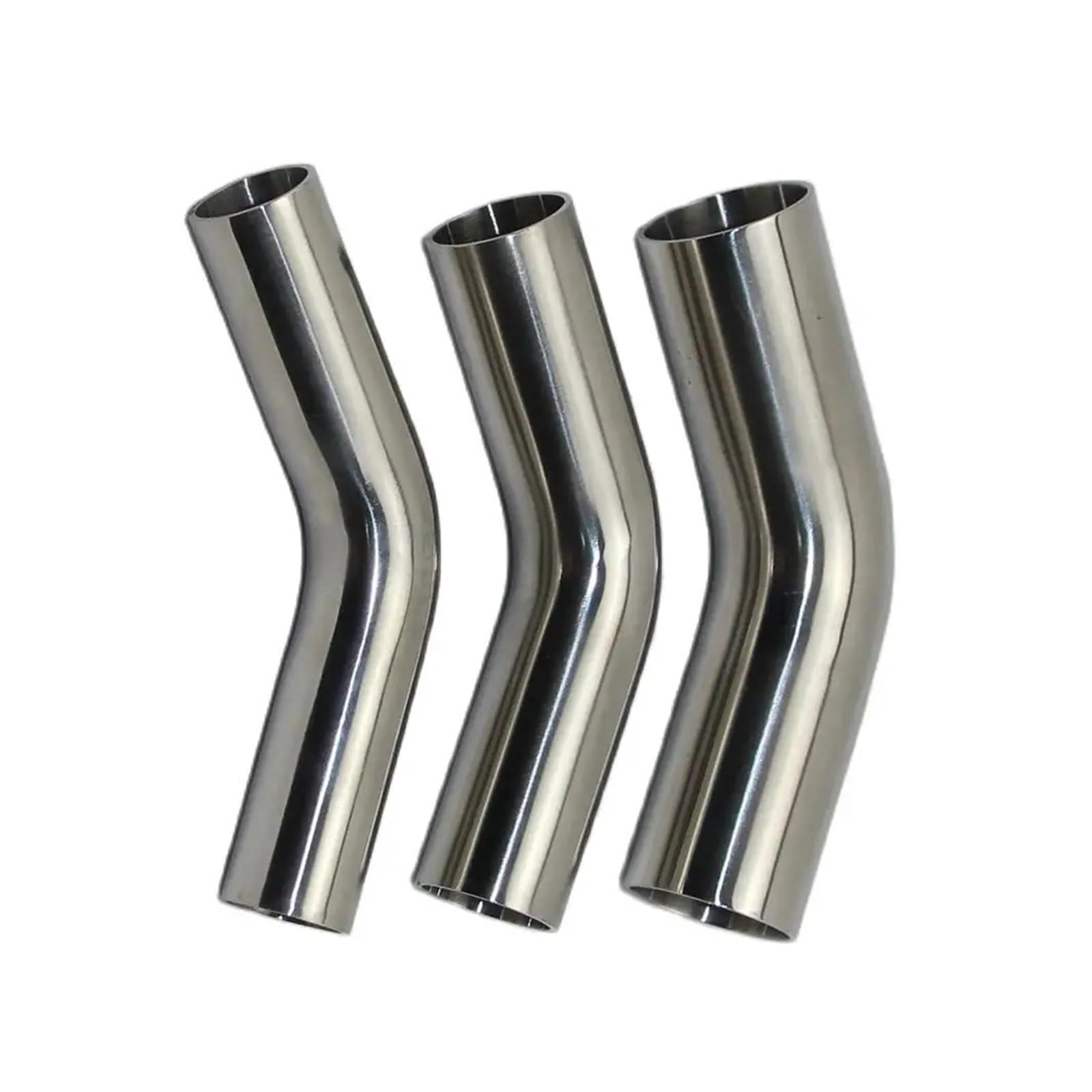 BHBHCPZGR 1PC 38mm X 1.5mm 304 Stainless Steel 45 Degrees Lengthened Elbow Inside and Outside polishing