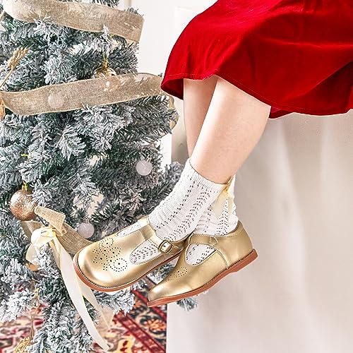 Image of Otter MOMO Toddler /Little Girls Mary Jane Slip-on School Uniform Party Dress Shoes