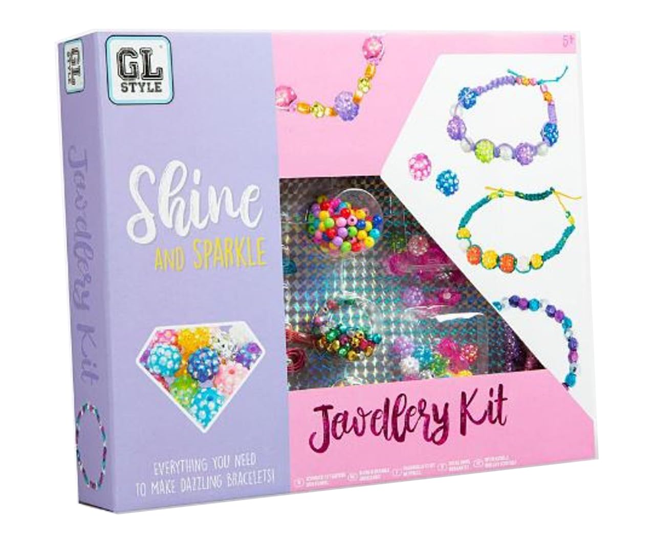 RMSRMS GL Style Sparkle Bling Studio Jewellery Set