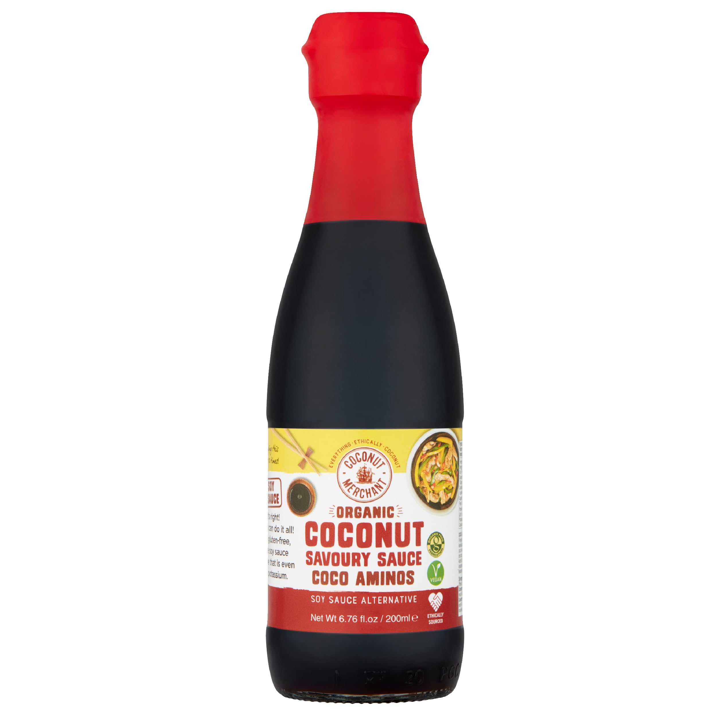 Coconut MerchantCoconut Savoury Sauce 200ml | Soy Sauce Alternative | Soy Free | 100% Natural & Gluten free