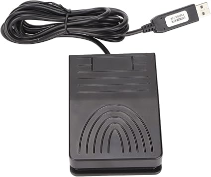 USB Foot Switch Pedal, Multimedia Control Ergonomic Foot Switch, Support Keyboard, Mouse, Gaming, String Function, Sensitive Mechanical Switch Ergonomic Design for Game Media