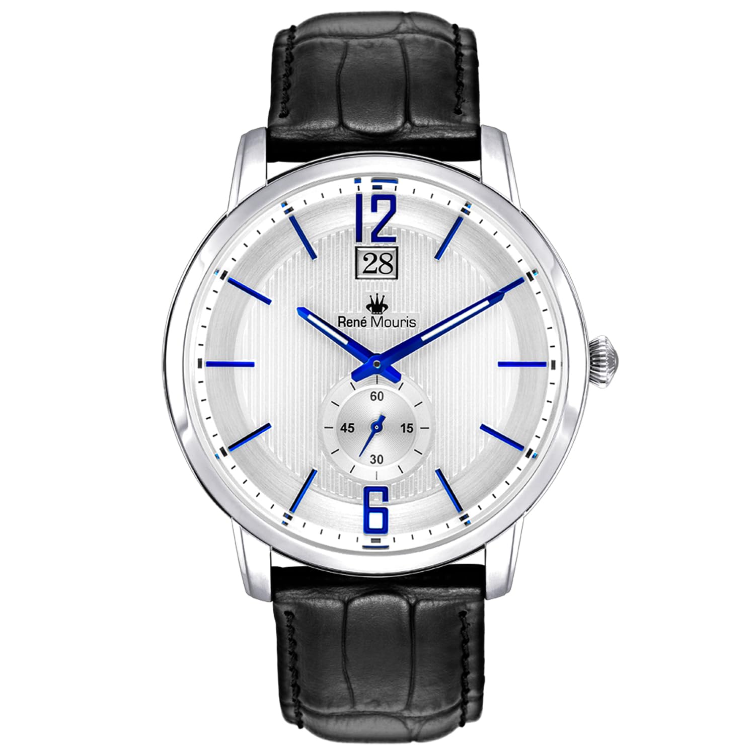 René Mouris Executive Quarzuhren Für Herren – 44MM Klassische Uhr Aus 316L Edelstahl