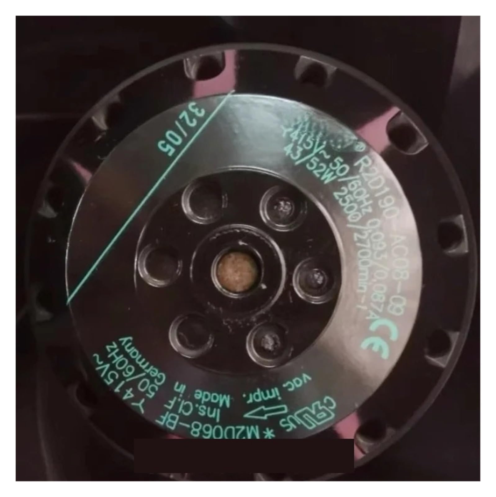 R2D190-AC08-09 R2D190-AC08-10 R2D190-AC08-20 415V FAN(R2D190-AC08-20)