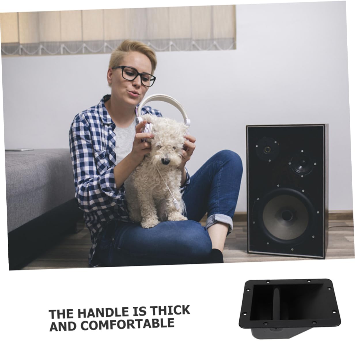 balacoo Plastic Speaker Handle 4pcs Set for Cabinet Versatile Accessory for Speakers Easy to Install