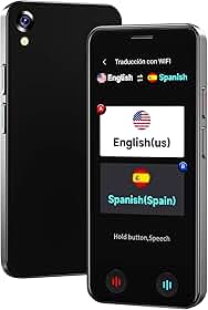 Dispositivo de tradutor de idiomas sem necessidade de WiFi, tradutor instantâneo de IA de bolso, tradutor de inglês espanhol, suporta tradução de voz em tempo real em 150 idiomas, tradutor para estudo