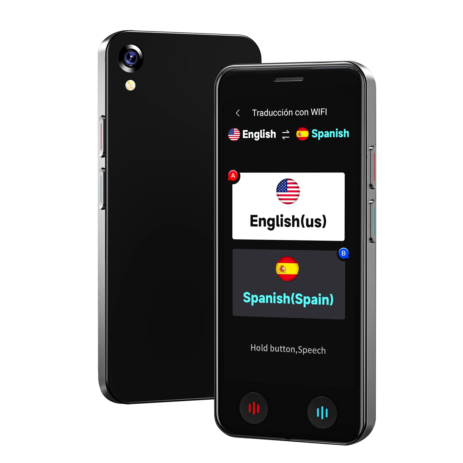 AI Language Translator Device, 2026 Upgraded VORMOR Translator No WiFi Needed, Support ChatGPT, Instant Two-Way 150 Languages Translation, Offline/Photo Translation for Business Travel Black
