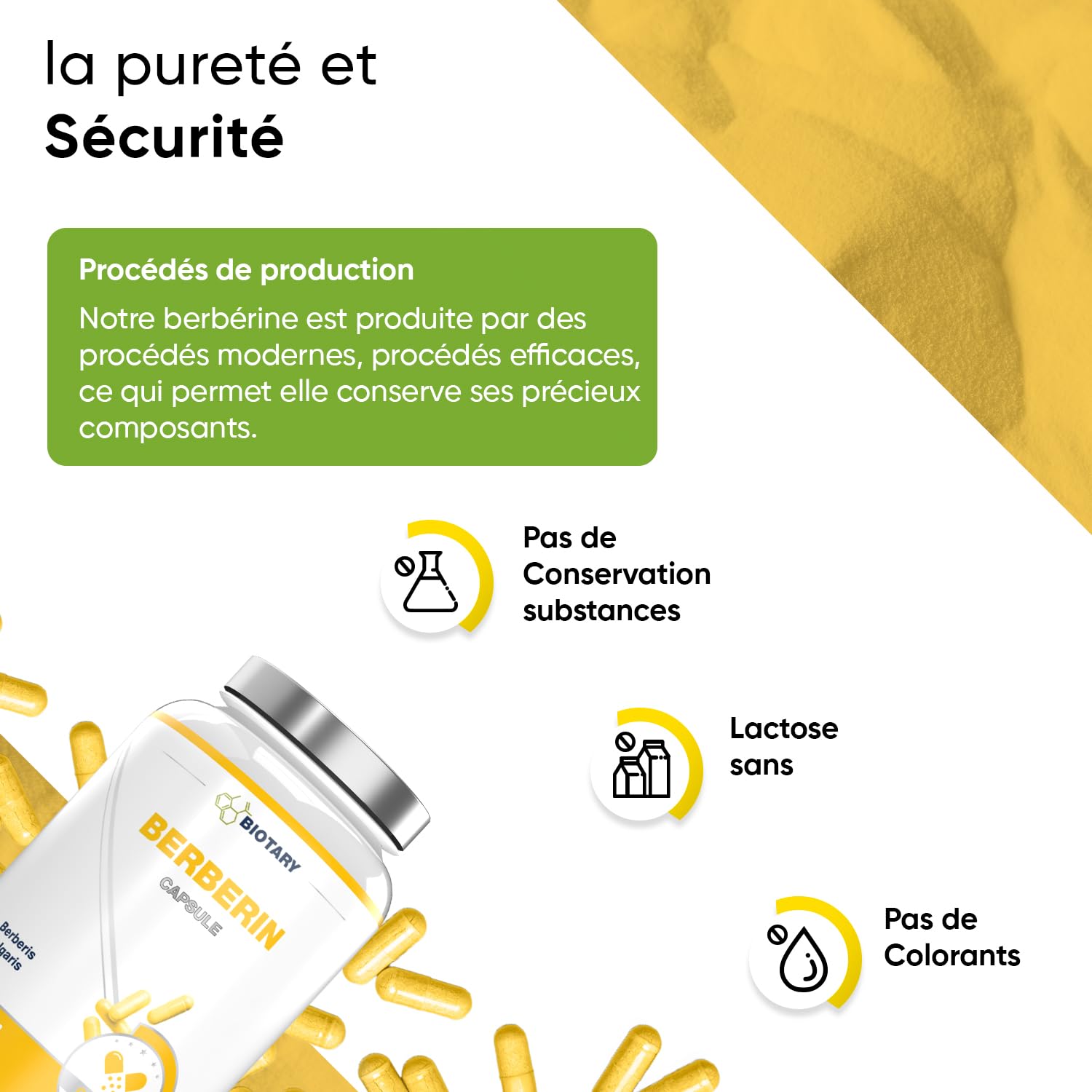Berbérine 1000 Mg - 120 Gélules Végétaliennes (2 Mois) - Complément Alimentaire Naturel - Origine Japon