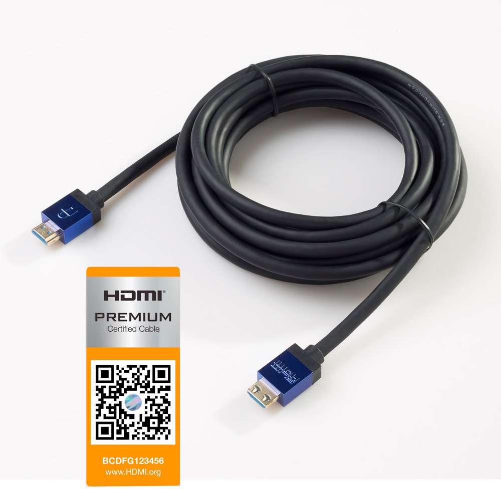 0.5m (50cm) Male Mini (Type C) to Male (Type A) Cable, The World's Slimmest HDMI Lead? (Gold Plated, 1080p, 3D, High Speed, ARC) — view 21