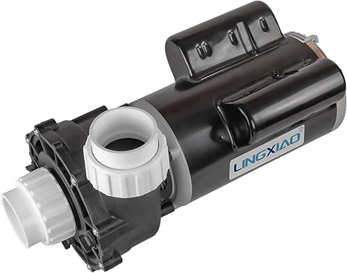 Miniatura 8 de LINGXIAO Bomba de spa para bañera de hidromasaje bomba de spa de 3 HP motor de bomba LX 230 V 2 velocidades puerto de 2 pulgadas sin soporte 48