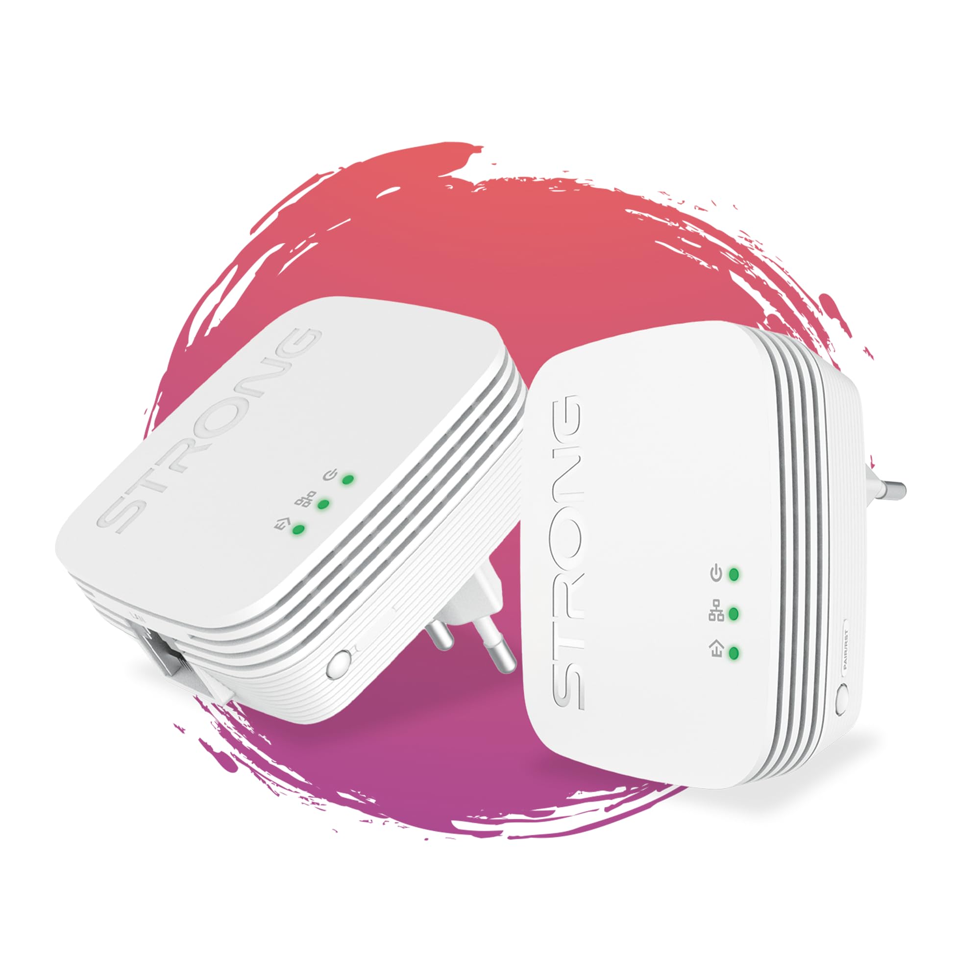 STRONG POWERL600DUOMINI Mini duet Powerline Zestaw CPL 600 Mbit/s