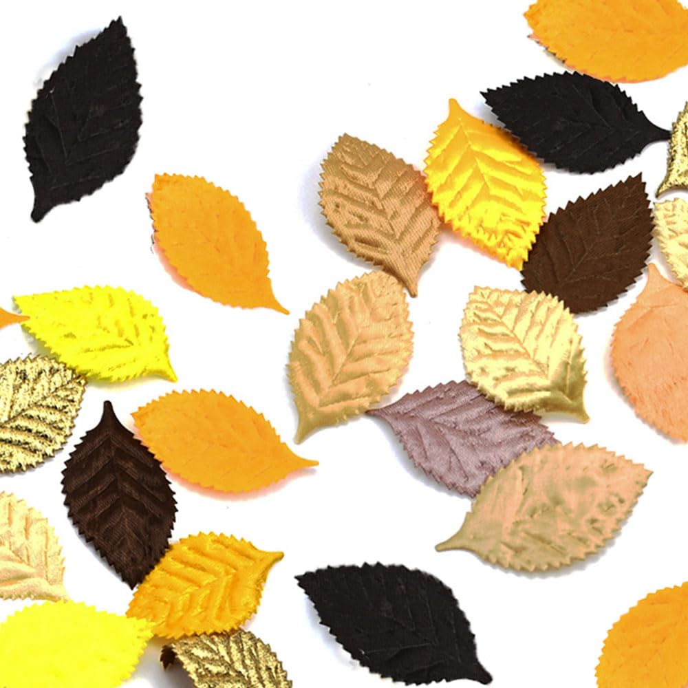 Raiflager 200 PCS Artificial Silk Leaves Green Artificial Floral Leaves Artificial Leaves for Crafts Scrapbooking Floral Arrangements Wedding Garland Party Decorations (200