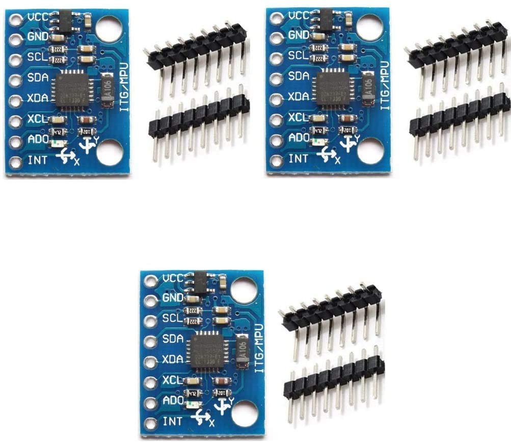 Scriptronics GY-521 MPU-6050 MPU6050 3 Axis Accelerometer Gyroscope Module 6 DOF 6-axis Accelerometer Gyroscope Sensor Module (Pack of 3) (B08YXXMS8Z) Amazon Price History, Amazon Price Tracker