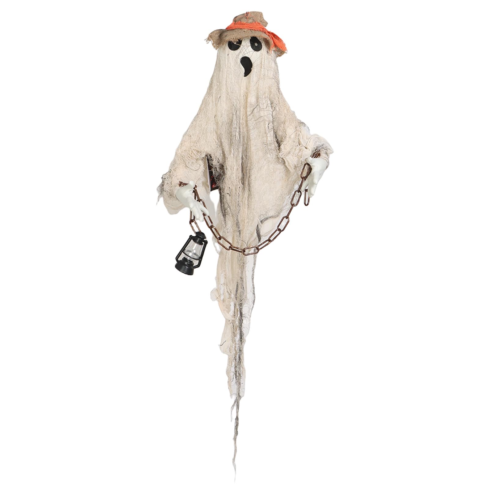 Fantôme suspendu avec chaîne Halloween pour décorer facilement un grand jardin