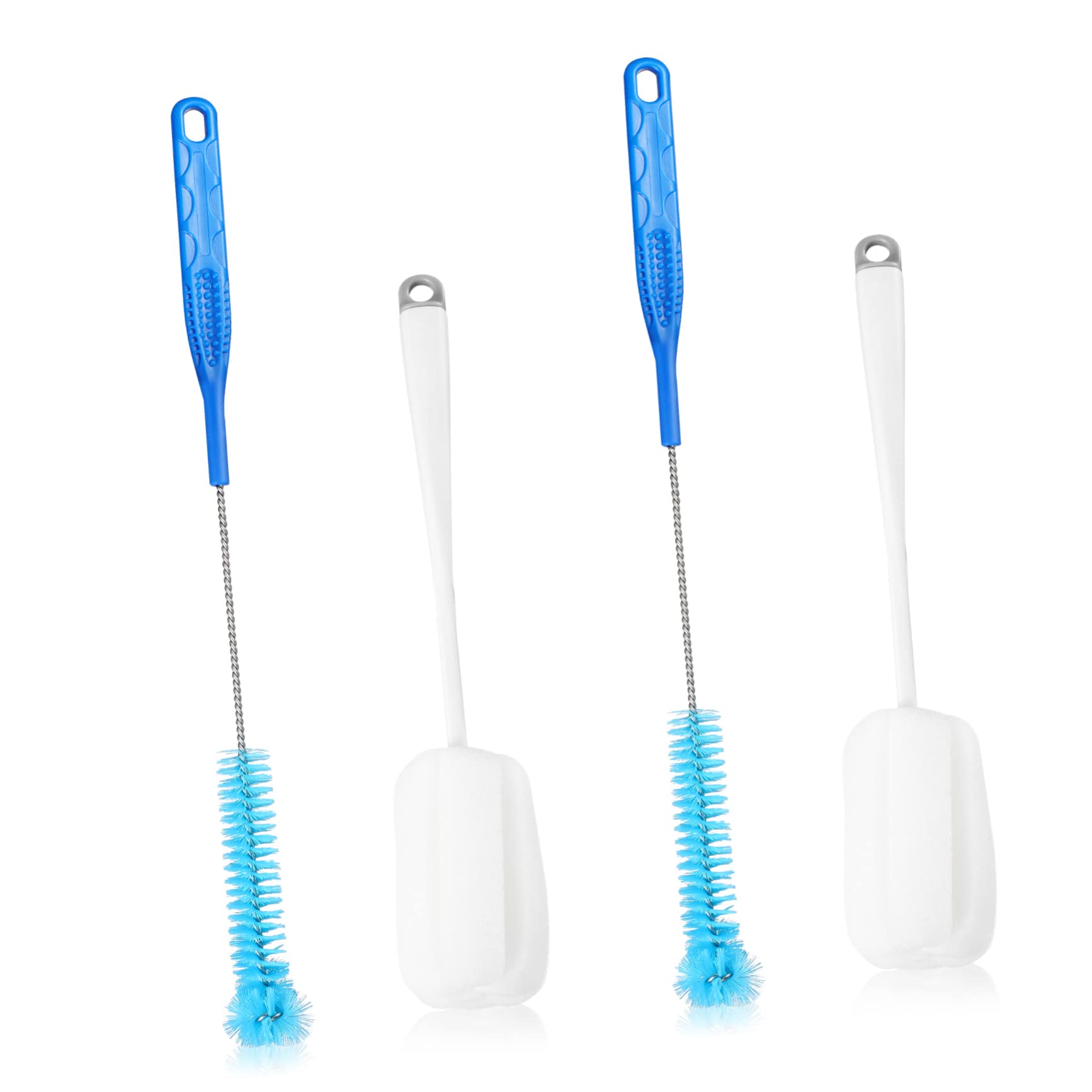 NOLITOY Safe Material Cup Bottle Brush Kit Mini Sponge Brush for Cleaning Brush Kettle Cleaner Brush Cup Wash Brush