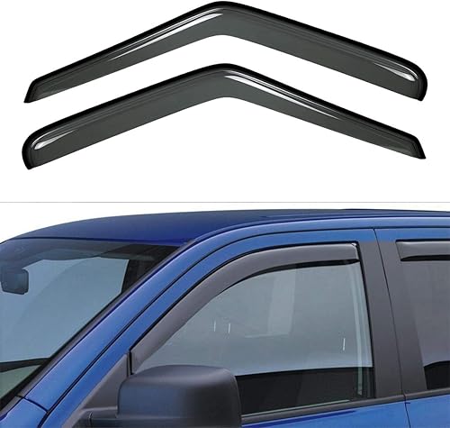 Sun Rain - Protector de nieve, deflector de viento, viseras de ventana, accesorios para Chevy S10 95-05 Chevy S10 Blazer 2 puertas 94-04 GMC Sonoma