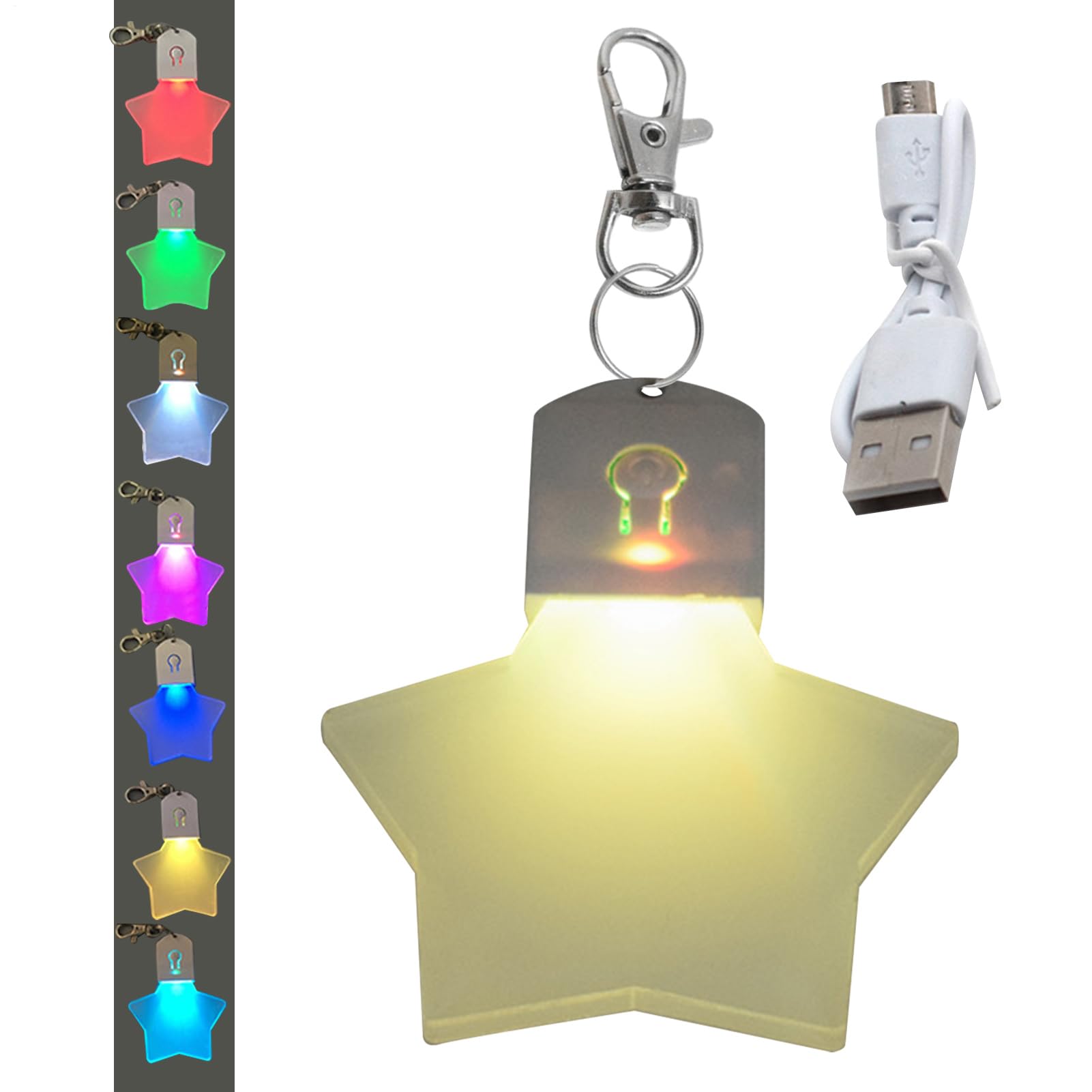 Purse Glow Light - Touch Purse LED Lamp Night Light, Automatic Sensor Glowing Star/ Heart-Shaped Handbag Light, Rechargeable Tote Bag Light, Glowing Night Light Backpack Lamp For Women Ladies Girls