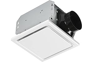 Homewerks 7140-50 Bathroom Fan for Superior Ventilation: 50 CFM Exhaust Powerhouse