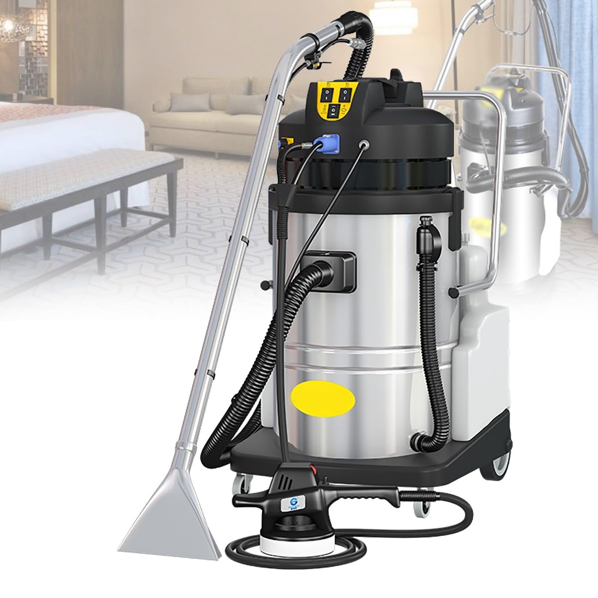 Commercial Carpet Cleaner Machine Portable Carpet Cleaner Machine Extractor Vacuum Washing Machine Heavy Duty Wet Dry Carpets Cleaner