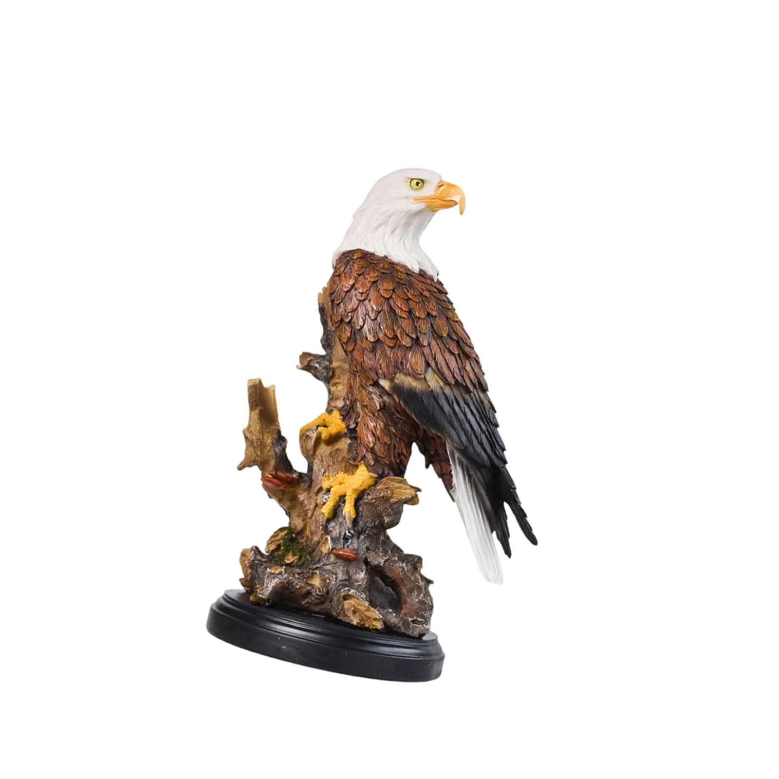 Kaeltsyn Bald Hawks Statue Outdoor Magnificent America Figurines Animal Sculptures Desktop Decorations Ornament Birthday Gift Bald Statues