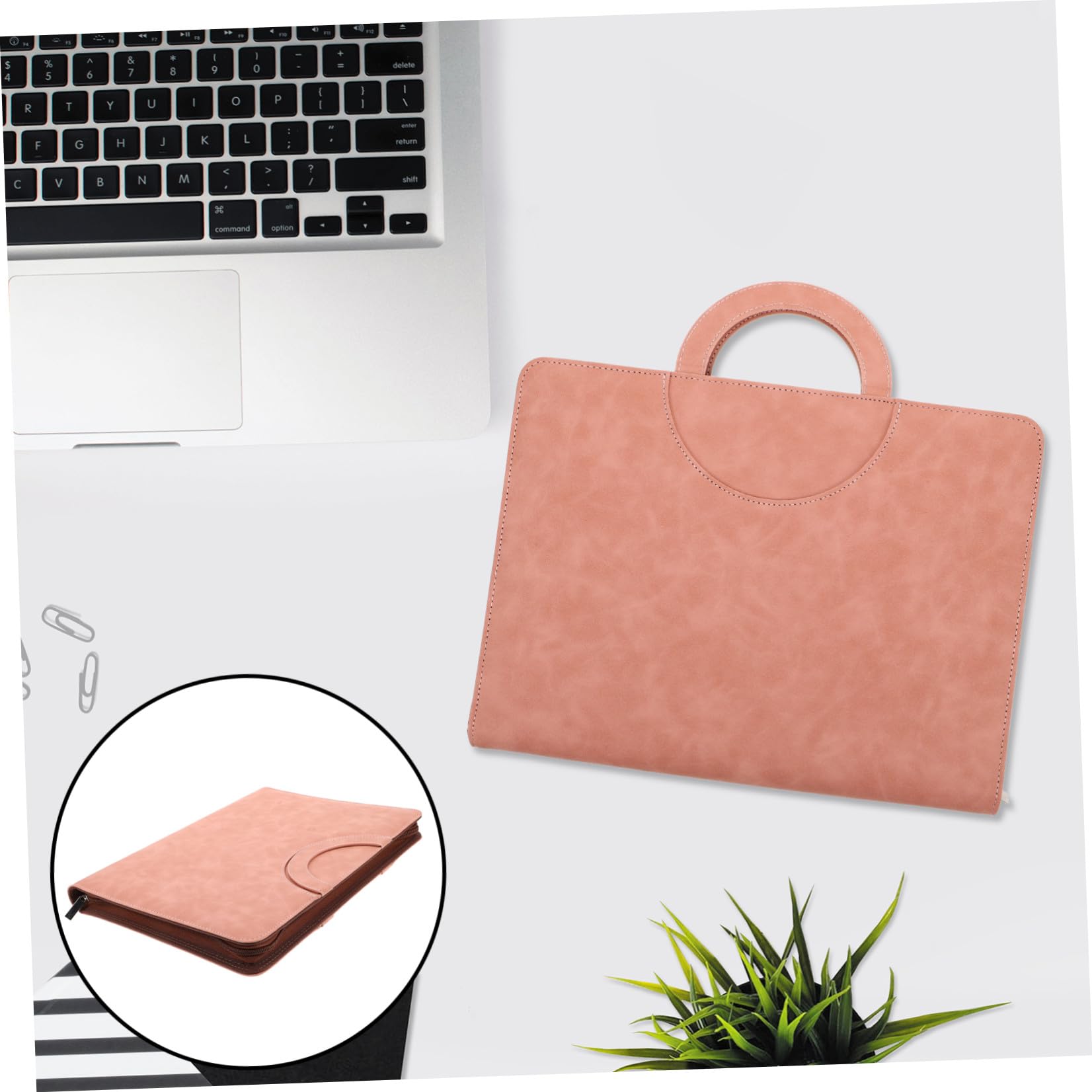 UPKOCH Porta Documenti da Viaggio in Pu con Zip, Organizer Multifunzionale per Documenti A4, Protezione Contro Usura, per Famiglie e Situazioni di Emergenza
