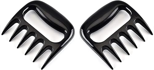 Meat Claws,Black Meat Shredder Claws,Use for Shredding, Carving, Handling, Lifting, Pulling Apart Meat (Black)