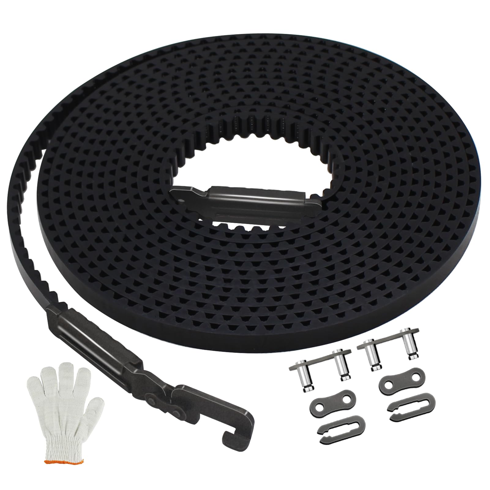 Upgraded 41a5434-13A Belt for 8' Chamberlain Garage Door Opener Compatible with Chamberlain Senters Whisper Lifemaster Garage Door Openers Replace 257 Inches 41A5434-13 041A5434-13 Belt 5-Year QA