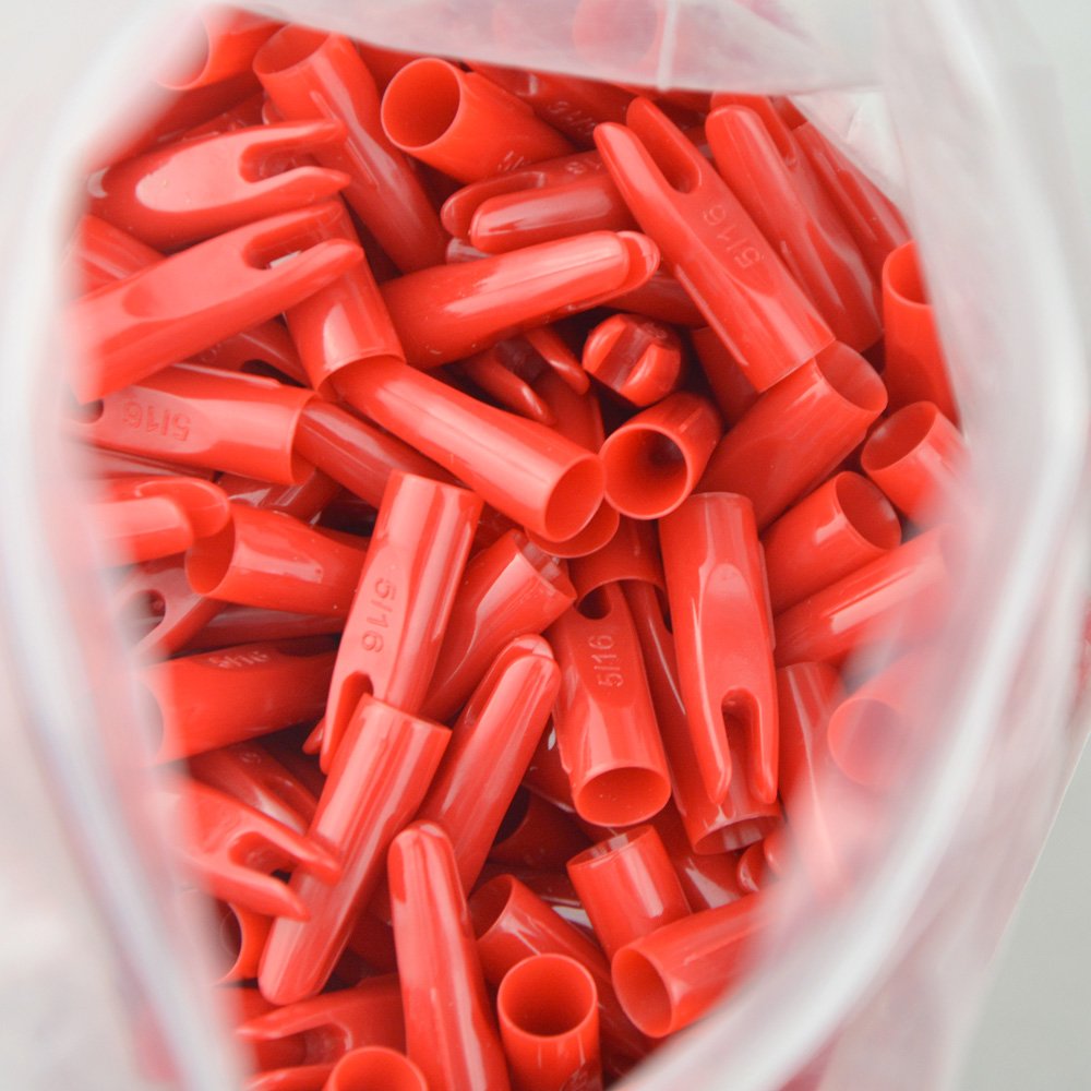 50 sztuk Łucznictwo Strzałka Nocks Plastikowe 5/16" Polowanie Plastinock Strzałka Nocks Oś Akcesoria Końcowe