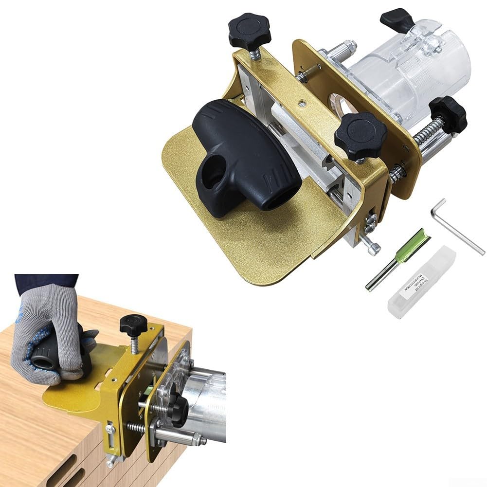 Outil de Rainurage pour bois 2-en-1 Alliage pour aluminium Outil