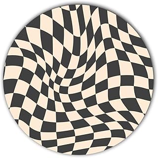DJ Black And Cream #1 Checkered Scratch Pad Vinyl Memorabilia 7