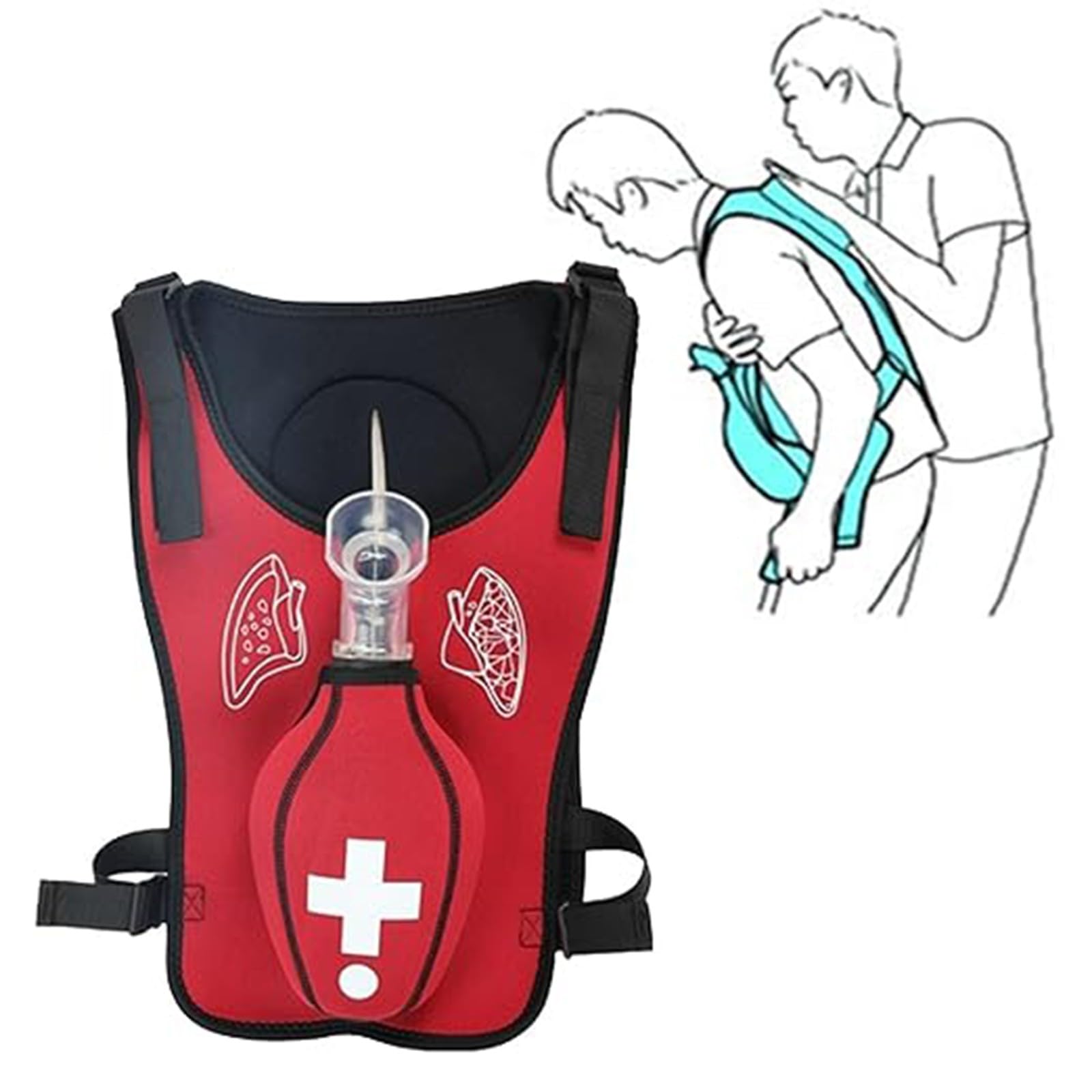 Giubbotto Anti-Soffocamento, Dispositivo Di Salvataggio Anti-Soffocamento, Giubbotto Anti-Soffocamento Heimlich, Modello Di Giubbotto Anti-Soffocamento Design Regolabile B