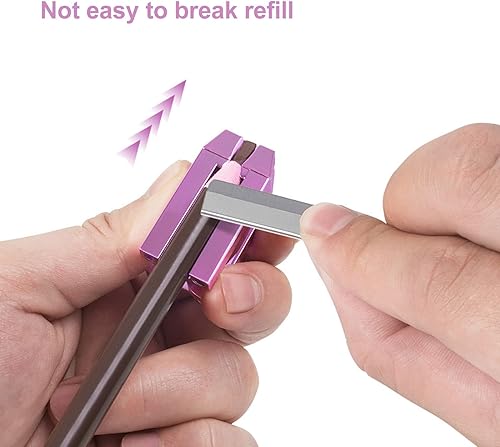 Miniatura 5 de Herramienta de afilado de lápiz de cejas 4 en 1, sacapuntas de cejas con forma de pico de pato, herramienta de afilado de maquillaje de cejas