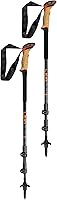 LEKI Makalu Cork Lite Trekking Poles: Lightweight Aluminum Collapsible Hiking Poles for Alpine Treks