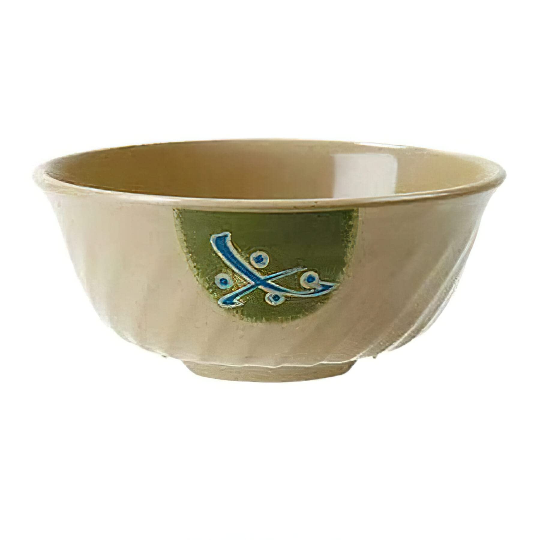 1.5 qt Beige Fluted Serving Traditional Melamine Bowl (Set of 12) by GET – 1.5 quarts, Porcelain, Traditional, Pack of 12, Model M-608-TD