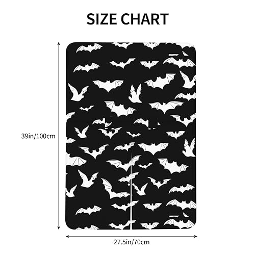 Miniatura 4 de Funda de asiento de coche de murciélago de Halloween, cubierta de asiento de coche de moda para invierno, cubierta de enfermería, regalo de ducha