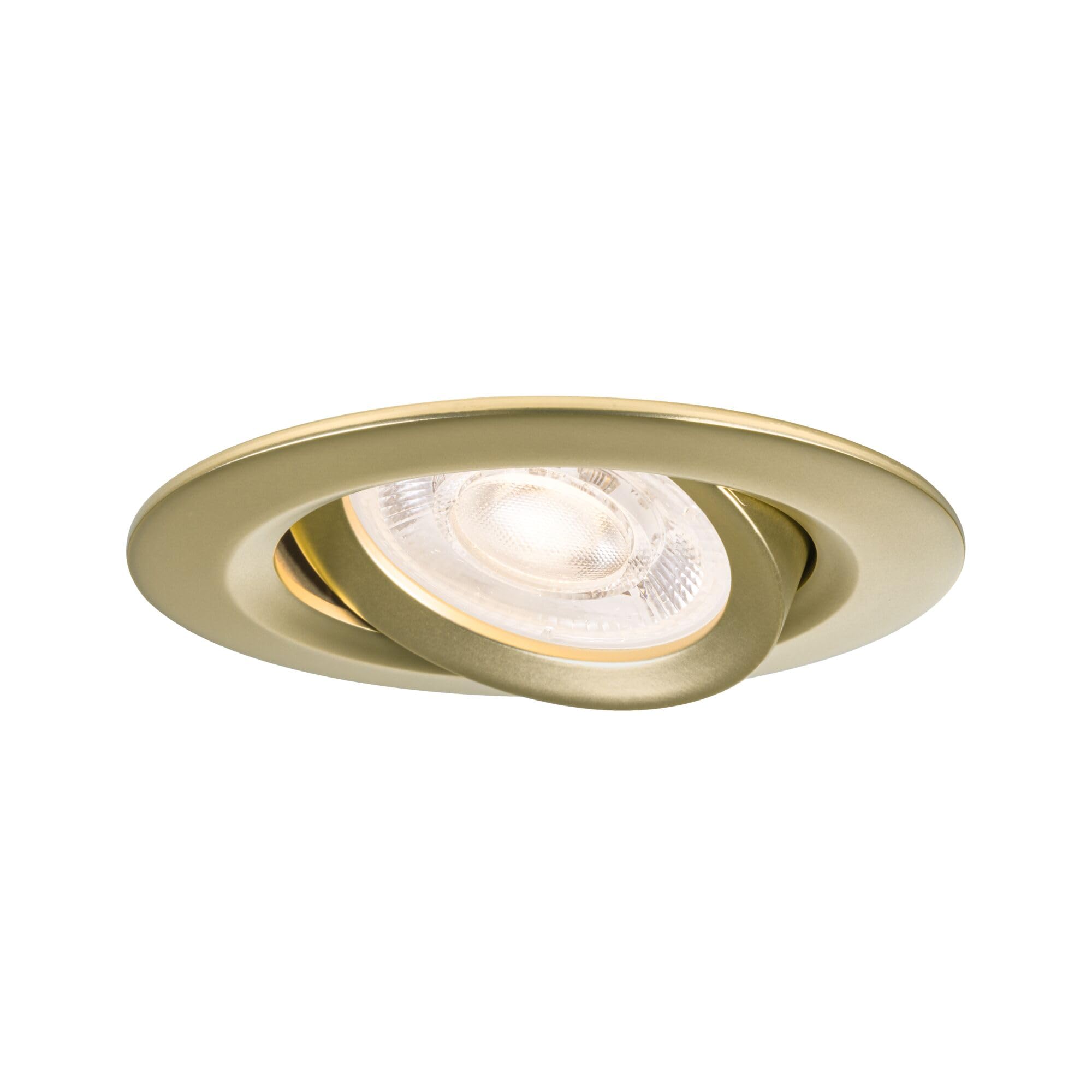 Paulmann Nova Plus GU10 Flat IP65 LED Spots encastrés 3x4,9W 3x550lm 230V dimmable 2700K doré mat
