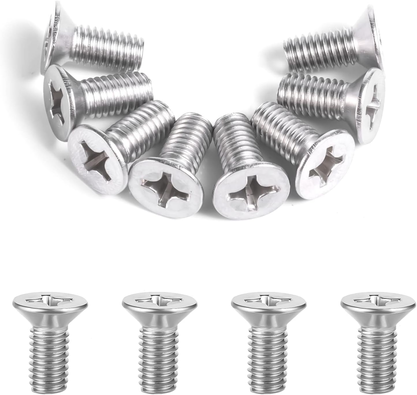 12pcs Brake Disc Rotor Screws, 93600060140H Stainless Steel Rotor