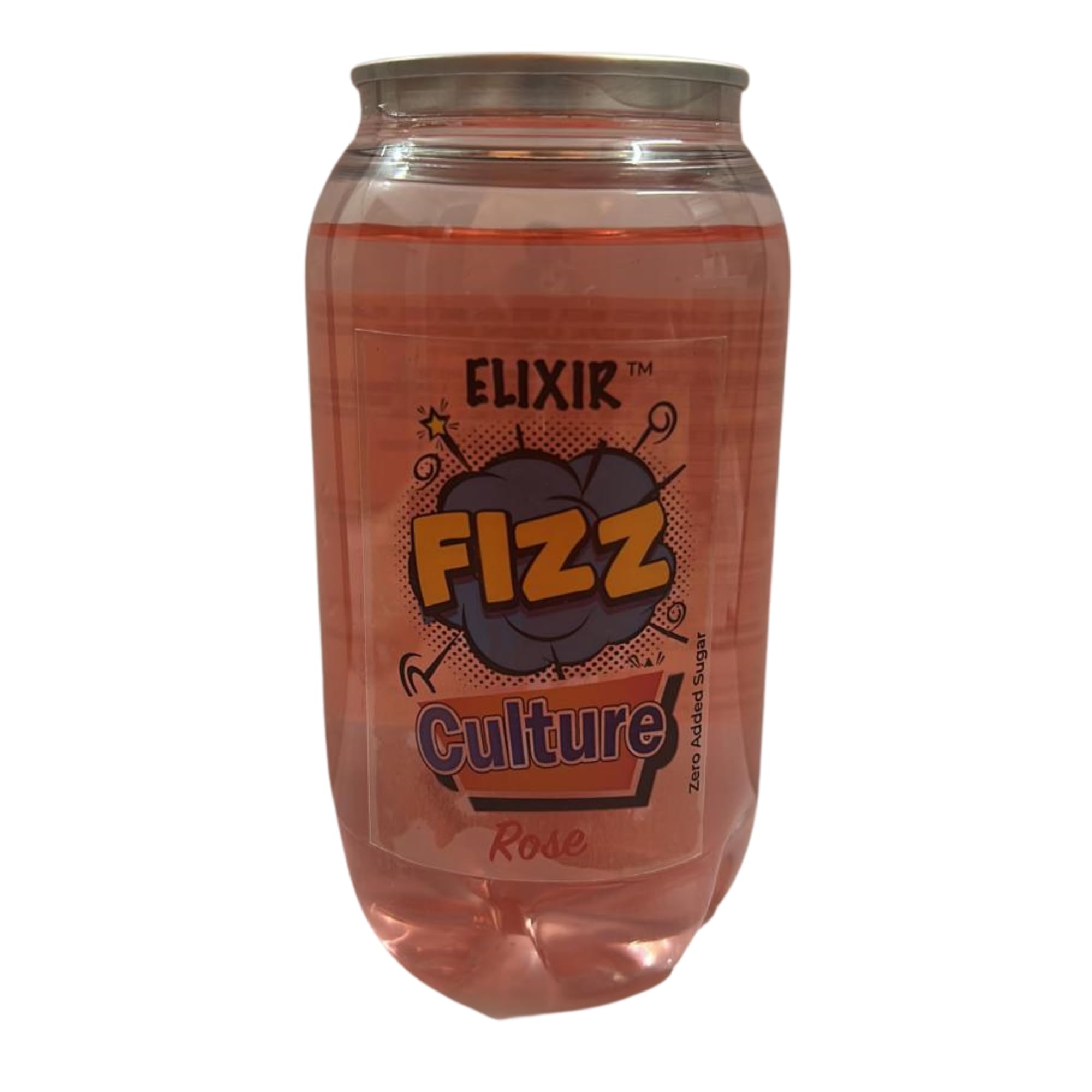 Elixir Fizz Culture Rose Flavoured Water | Light Floral Refreshing Hydration Drink | Carbonated Ready to Drink Beverage | On-the-Go Refreshment | 350ml | Pack Of 2-image-14