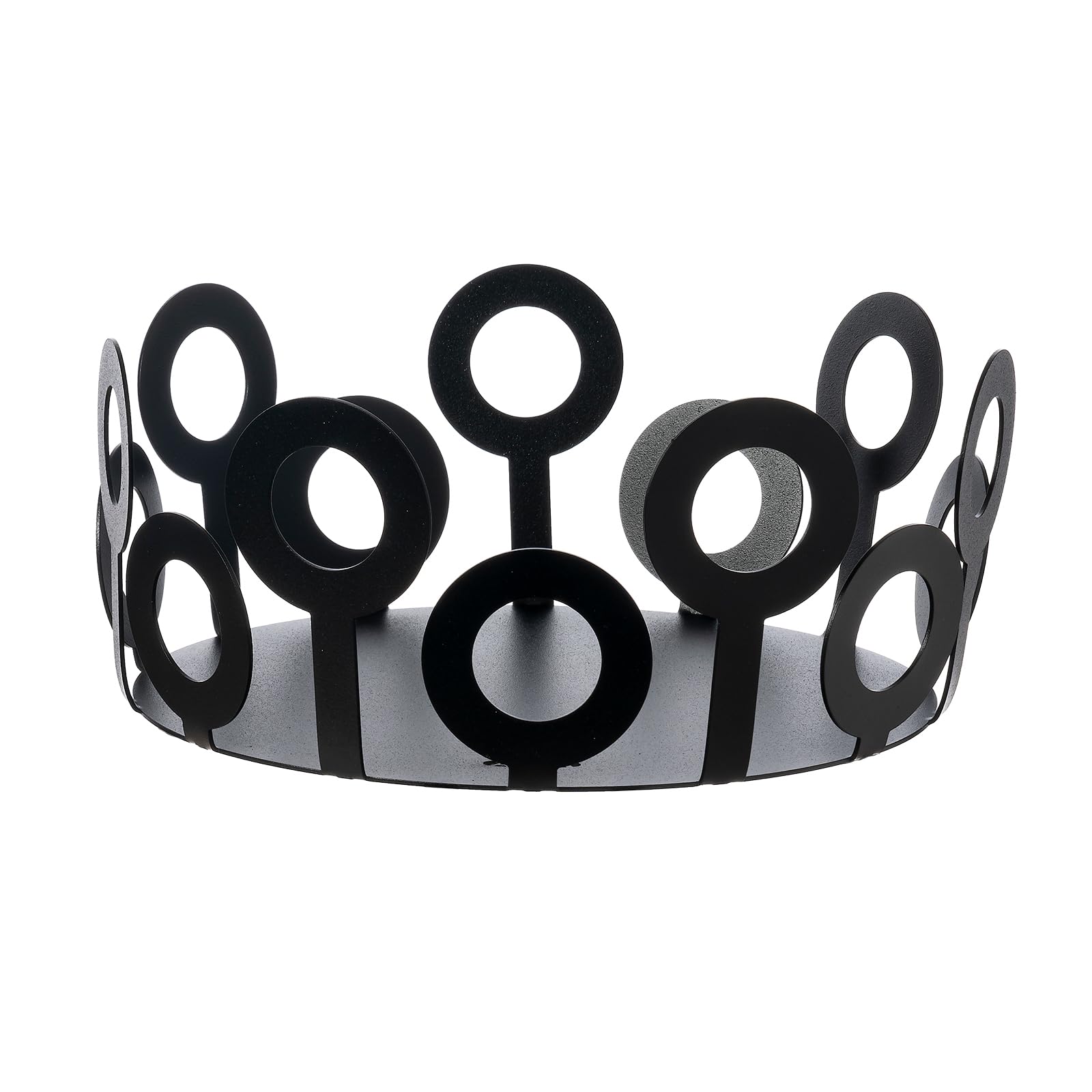 Centrotavola Bollicine Arti & Mestieri - In Ferro, Made In Italy, ⌀ 22.5 Cm, H 10 Cm, Colore Bianco Marmo - 5