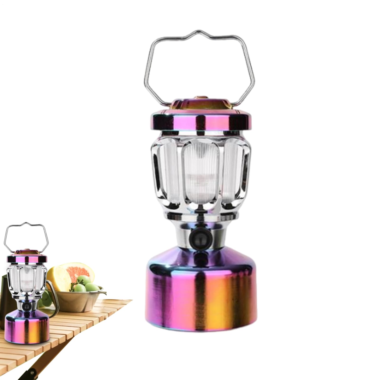 Lanterna LED ricaricabile retrò - Luce da campeggio di emergenza | resistente alle intemperie | Flasma vintage portatile escursionistica uscita di interruzione, lampada elettrica elegante idea