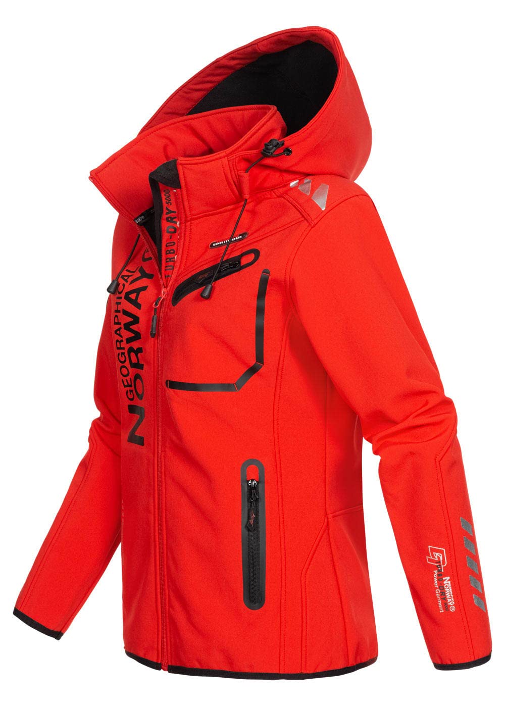 Geographical Norway Damen Softshell Funktions Outdoor Regen Jacke Sport