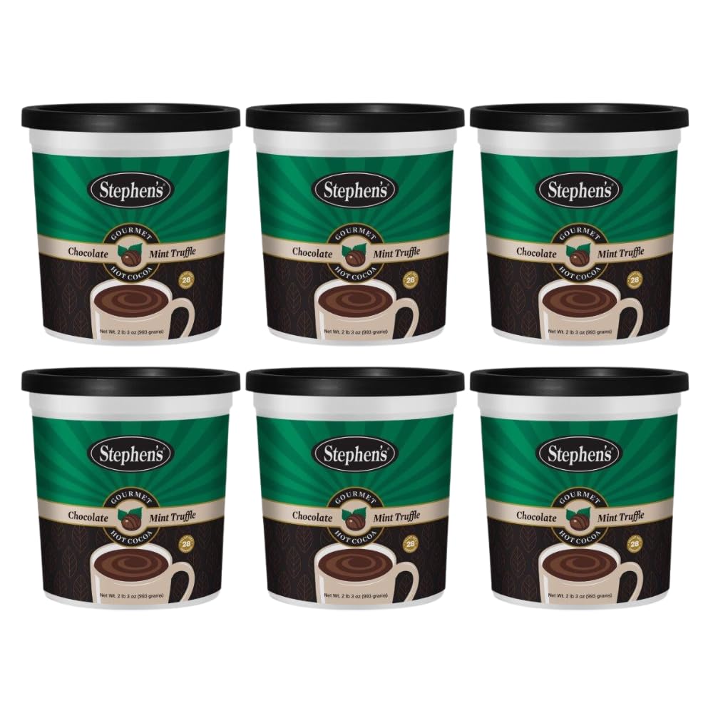 Stephen's Gourmet Hot Cocoa (Pack of 6, Mint Truffle)