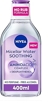 Face Micellar Water, Makeup Remover, All Skin Types, 400ml